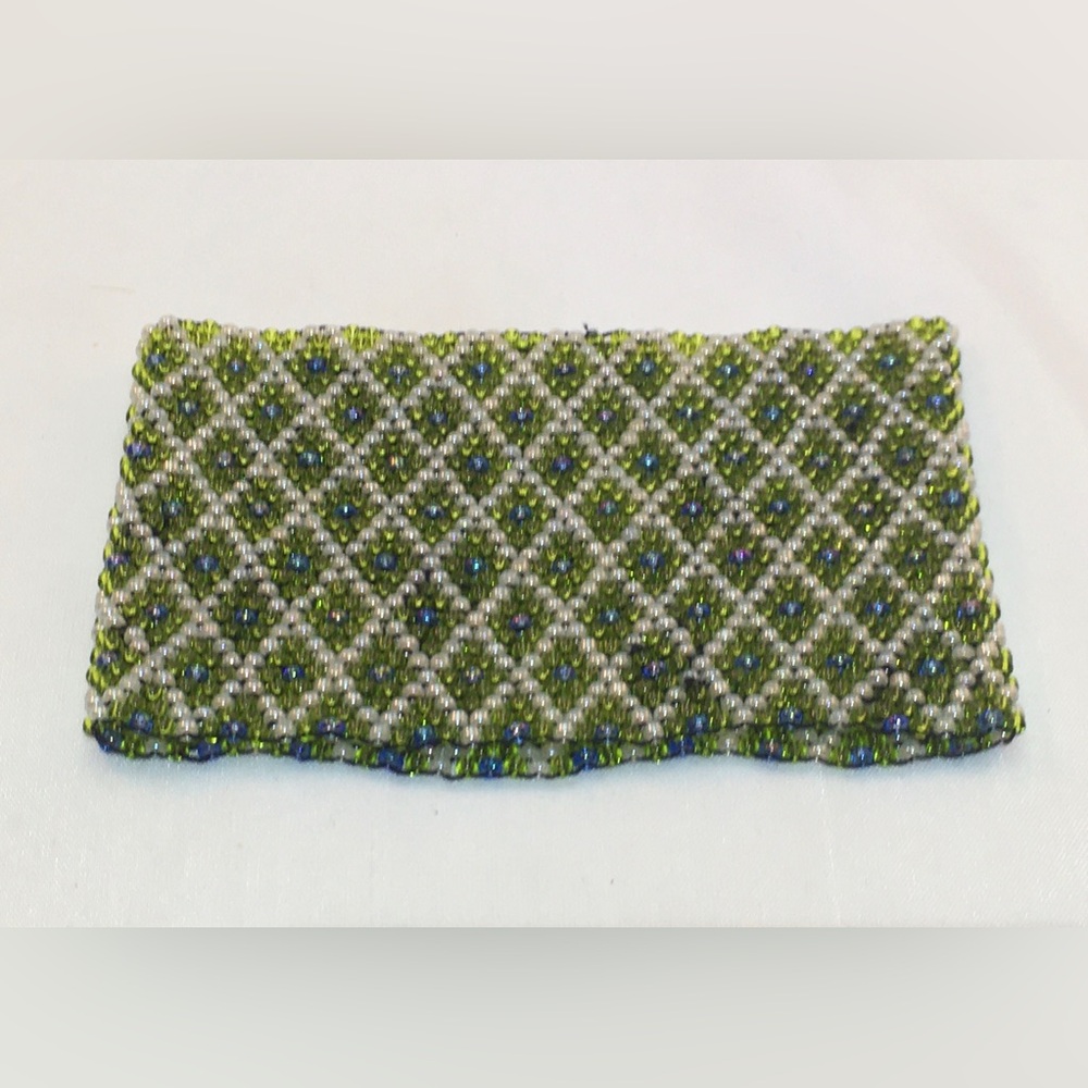 Peridot Green Seed Beaded Bracelet
